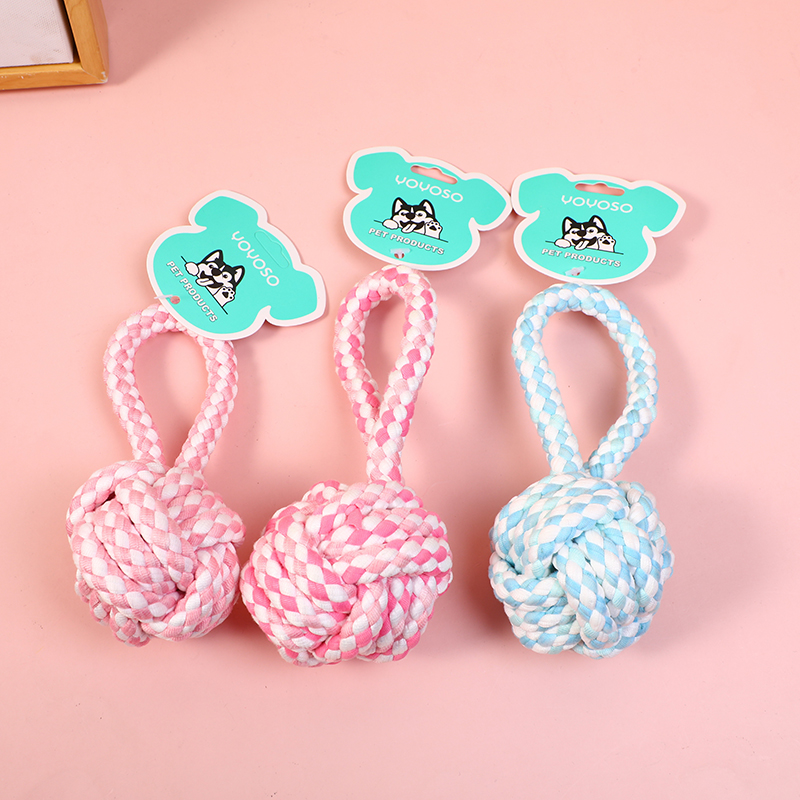 Single Ear Ball Rope Toys