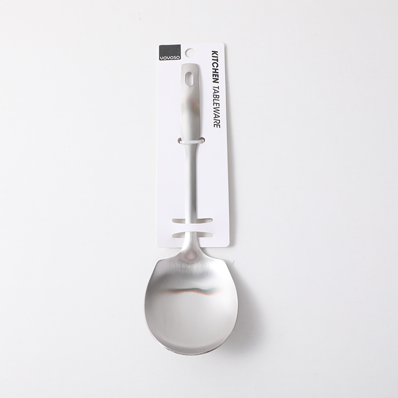 Stainless steel square serving spoon