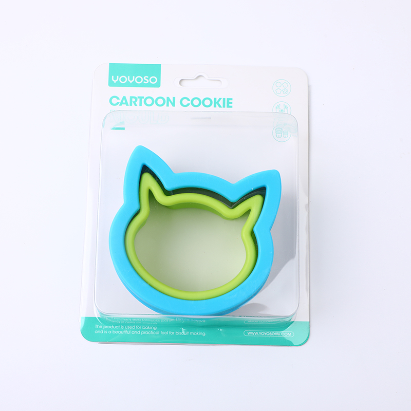 Stainless steel cartoon biscuit mold 2pcs
