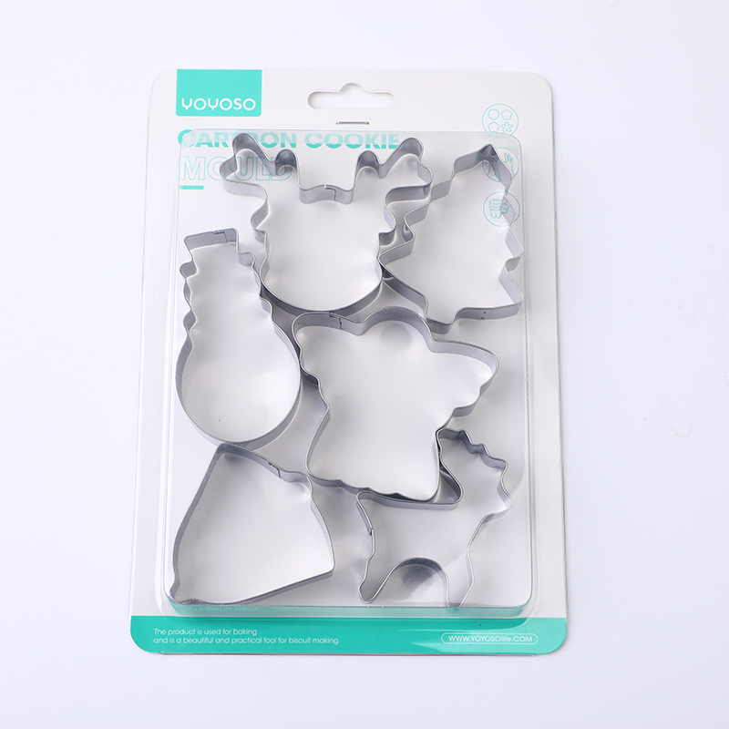 Stainless steel biscuit mold 6pcs