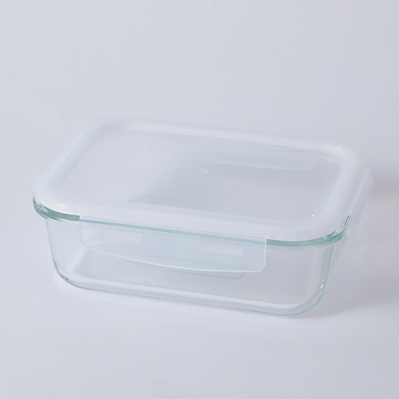 High borosilicate rectangular glass fresh-keeping bowl-1040ml