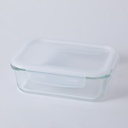 High borosilicate rectangular glass fresh-keeping bowl-1040ml