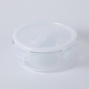High borosilicate round glass fresh-keeping bowl-640ml