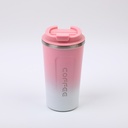 Gradient color Frosted stainless steel thermos - 510ml