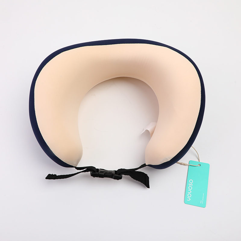 Portable Plain Color u-pillow - Navy