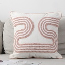 Nordic style square throw pillow