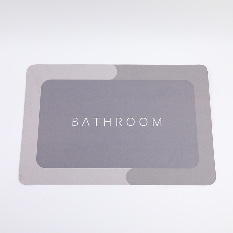 Gray Simple Diatomite Mat
