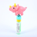 Triceratops shaking bubble wand