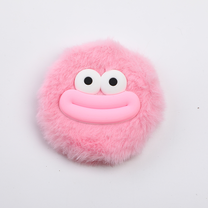 Sausage Mouth Round Plush Fashion Mirror