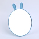 Rabbit ear folding princess mirror with bracket