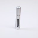 Refillable Perfume  Dispenser Bottle 5ml-Frosted Silver