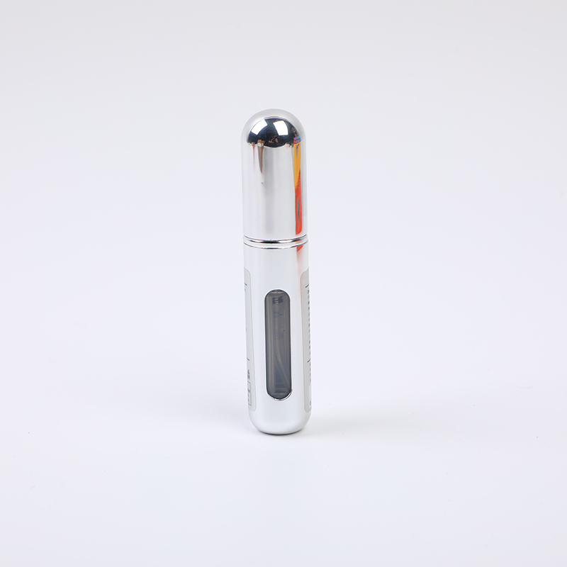 Refillable Perfume Dispenser Bottle 5ml-Brilliant Silver