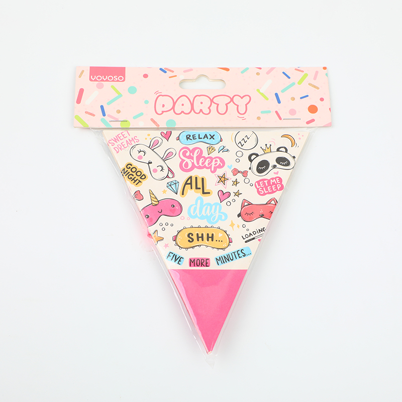 Sleep tight series triangle flag*12pcs