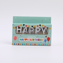 Silver Birthday Candle Set-13pcs