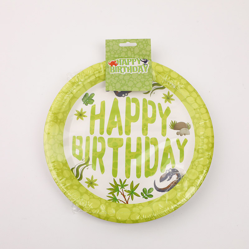 Party Dinosaur 7-inch Paper Plate 12pcs