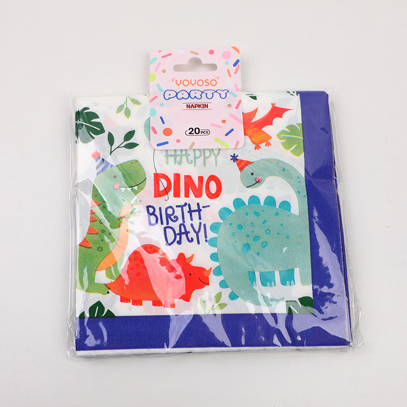 Party Dinosaur Tissue Paper *20pcs
