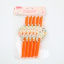 Party Animal World Paper Straws*10pcs