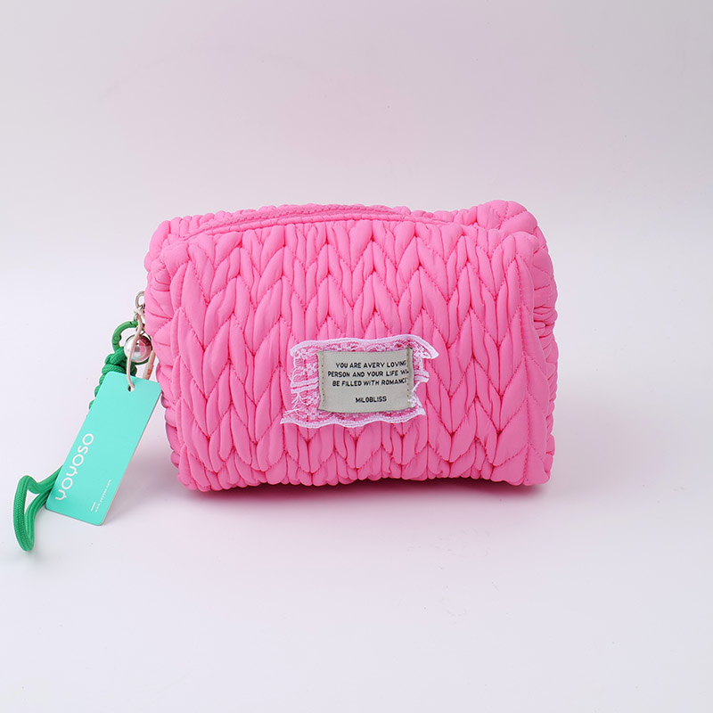 Wheat Cob Quilted Green Handheld Pillow Bag 