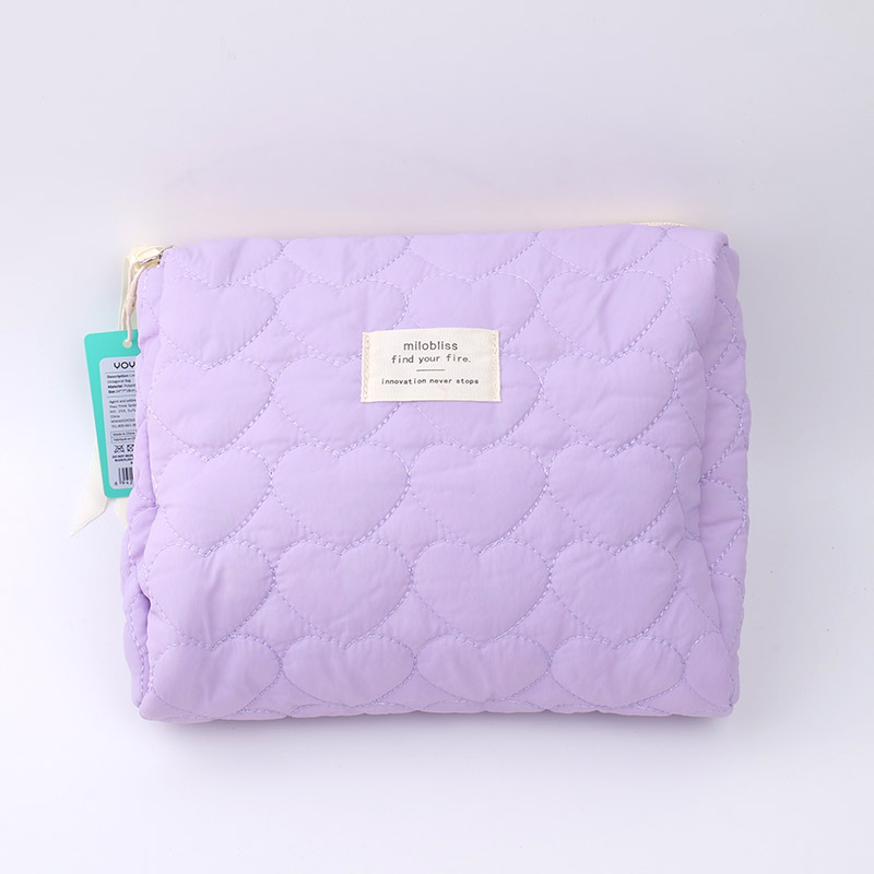 Love Quilted Yellow Octagonal Bag 