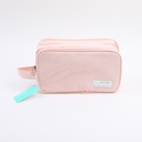 Wabisabi Style Hand-held Wet/Dry Toilet Bag-Pink 