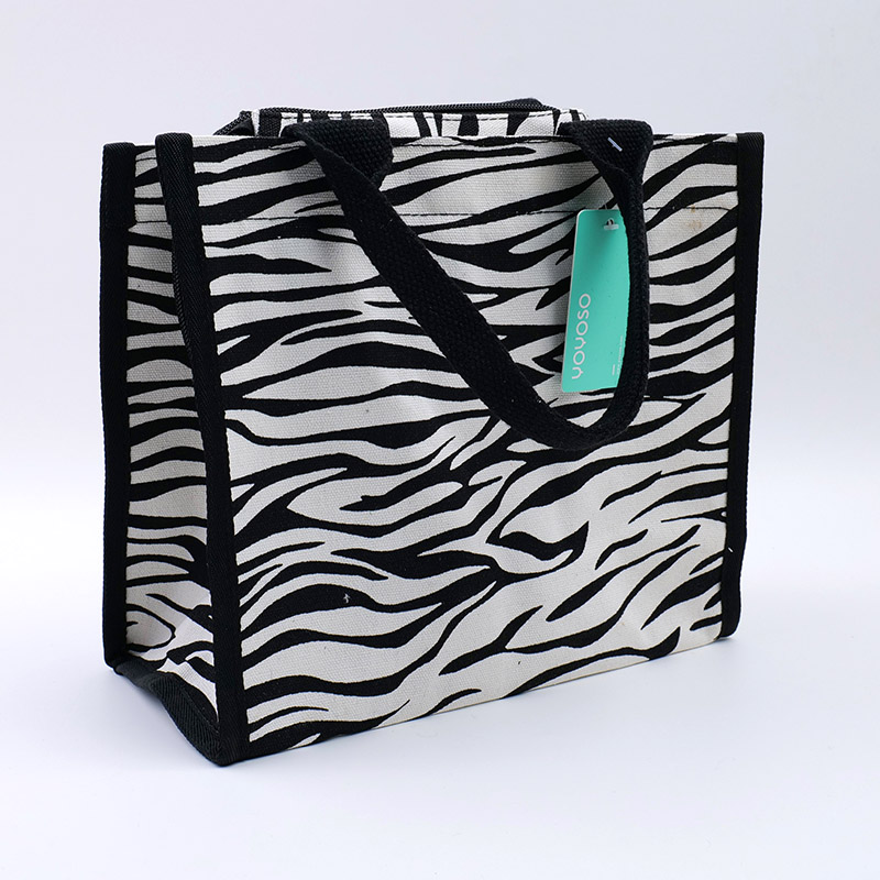 Zebra-print handbag