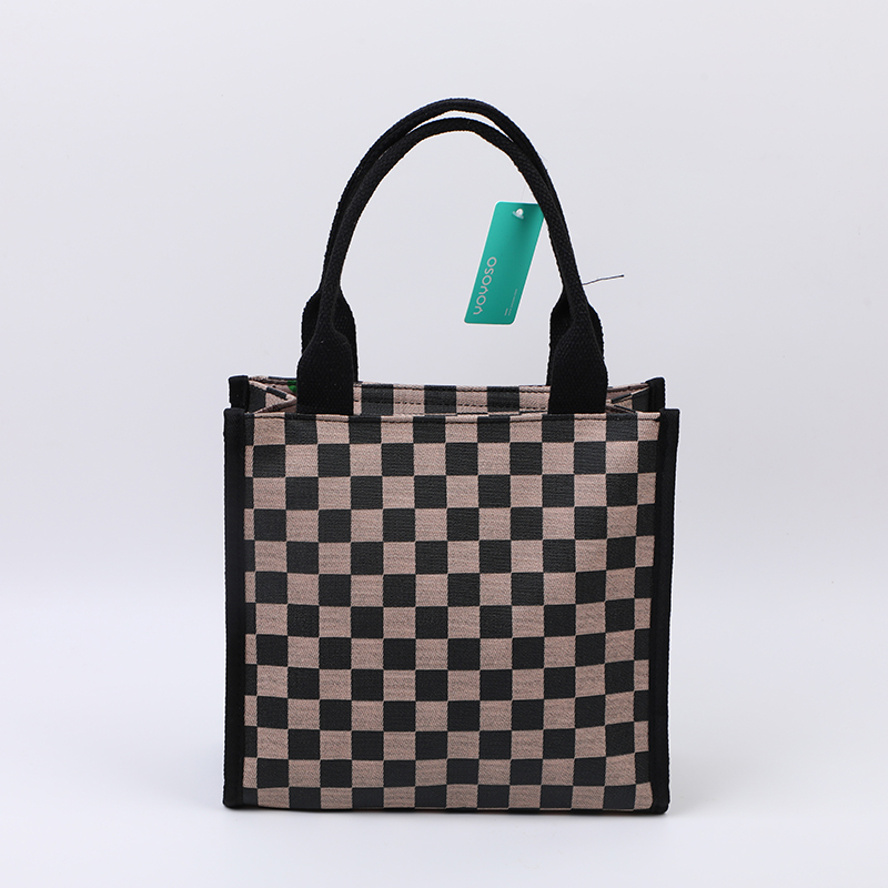 Plaid Shoulder Bag - Curry