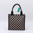 Plaid Shoulder Bag - Curry