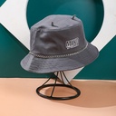 High fashion chain fisherman hat-grey
