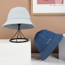 Denim fishermans hat-dark blue