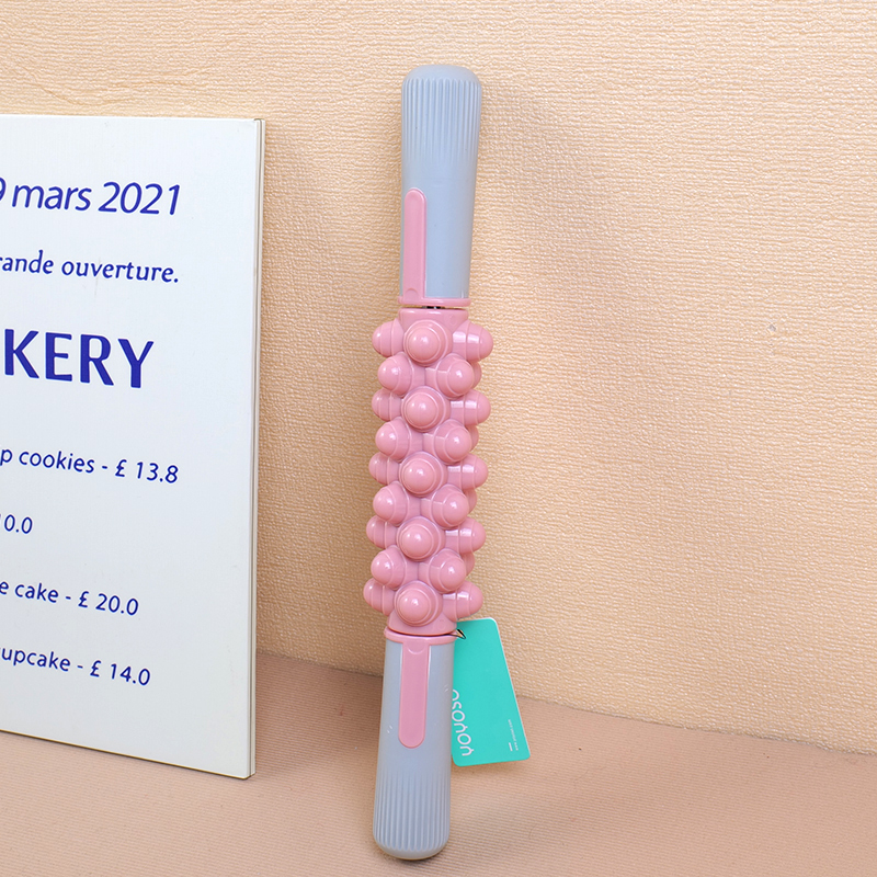 Pink yoga massage roller