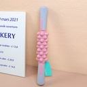Pink yoga massage roller