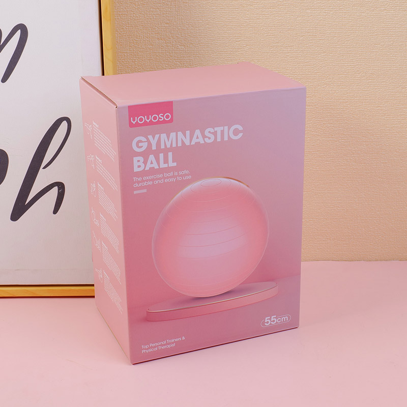 Yoga ball blue with pump 55cm