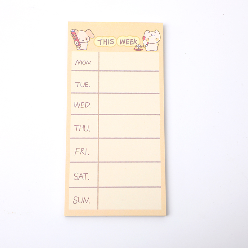 Puppy's Day Series Sticky Note Book C 50pcs