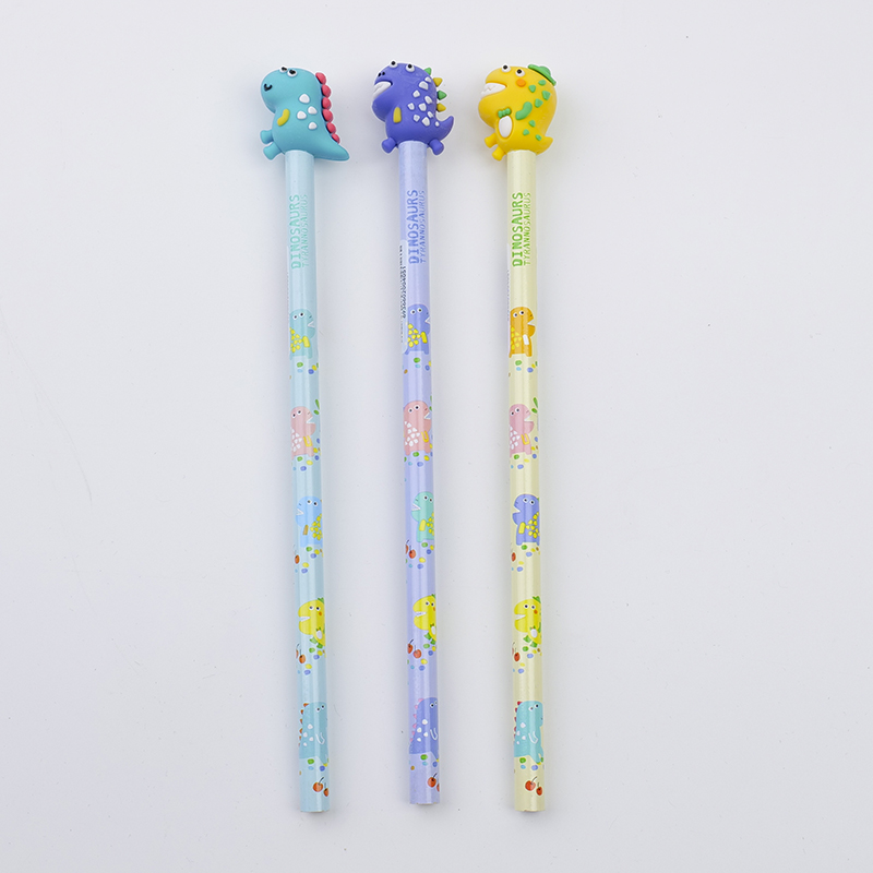 Cute animal 3D eraser HB pencil