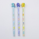 Cute animal 3D eraser HB pencil
