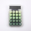 Transparent Macaroon Large Screen Calculator (3A Batteries One Unpacked) 819 