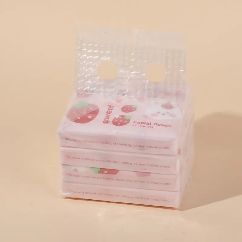 Fruit series soft facial tissue Single