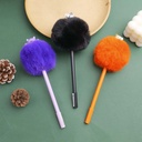Halloween Carnival Series - Furry Ball Gel Pen A (Blue Ink)