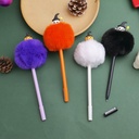 Halloween Carnival Series - Furry Ball Gel Pen B (Blue Ink)