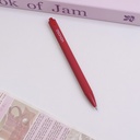 Red frosting minimalist neutral pen - red core 0.5mm