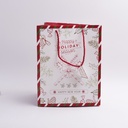 Christmas Series - Line-style Vertical Large Walking Cane Gift Bag