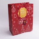 Christmas Series - Line-style Vertical Large Christmas Tree Gift Bag