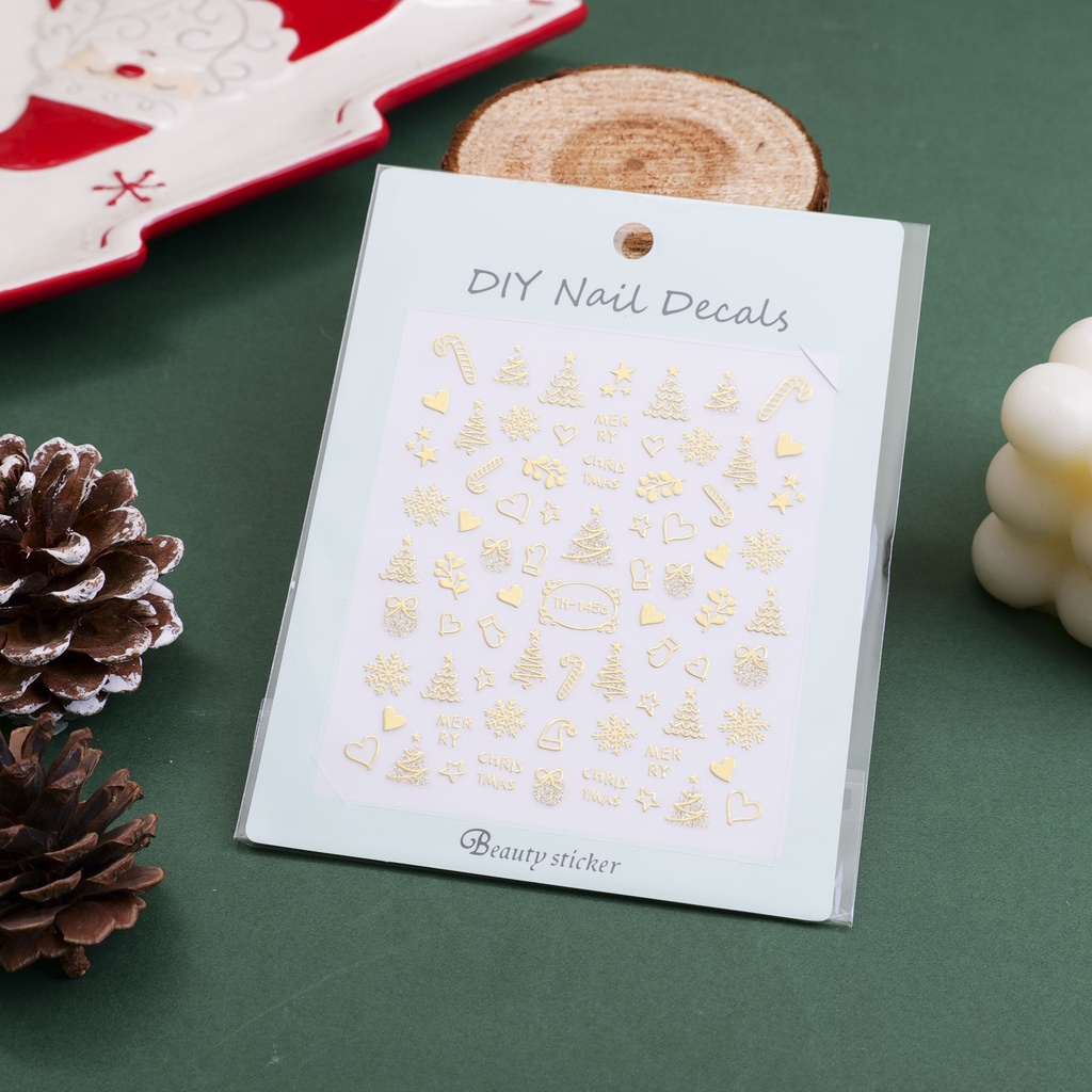 Christmas series -Snow Shadow Christmas Nail Stickers