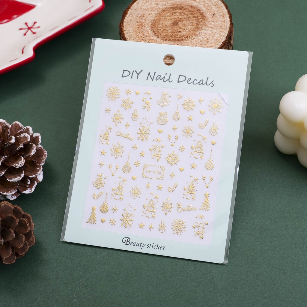 Christmas series -Reindeer Treasure Box Nail Stickers