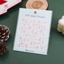 Christmas series -Reindeer Treasure Box Nail Stickers