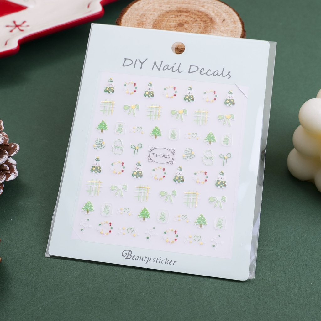Christmas series -Holy Bell Cheerful Sound Nail Stickers