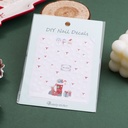 Christmas series -Snow Bear Joyful Christmas Nail Stickers