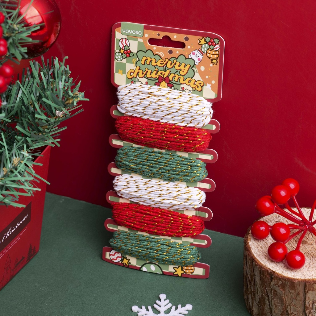 Christmas Series - Packing Rope 6-Color，1m Each