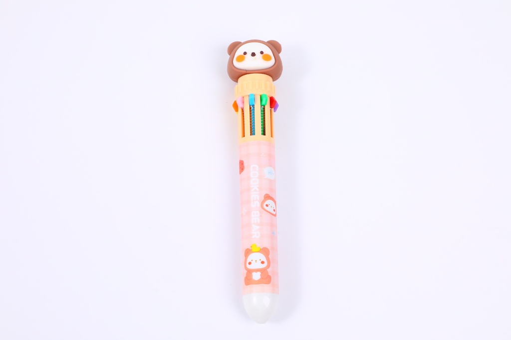 Cookie bear ten color ballpoint pen