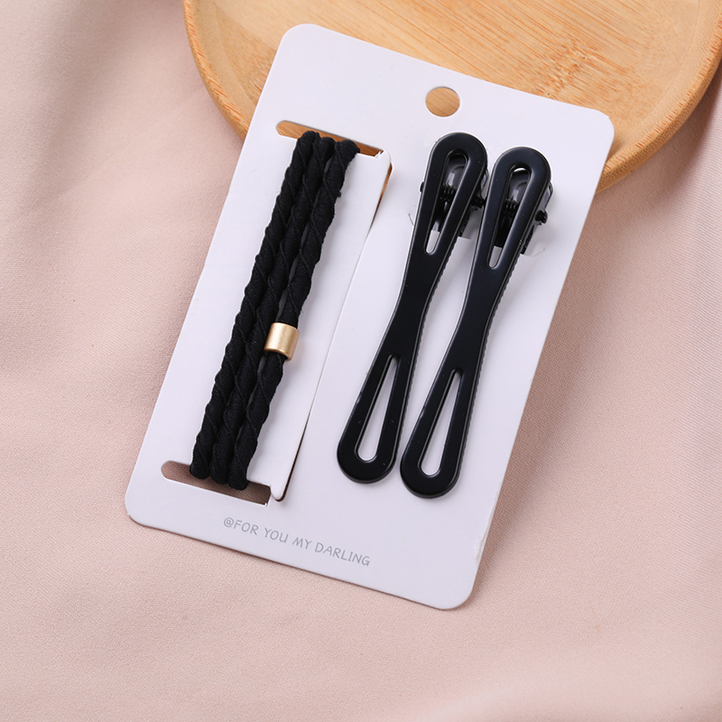 Versatile Hair Ties & Clip Combo Set-5
